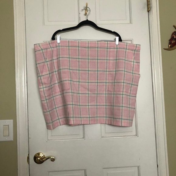NWT Hilary MacMillan HM Plaid Barbie Skirt - Picture 1 of 4